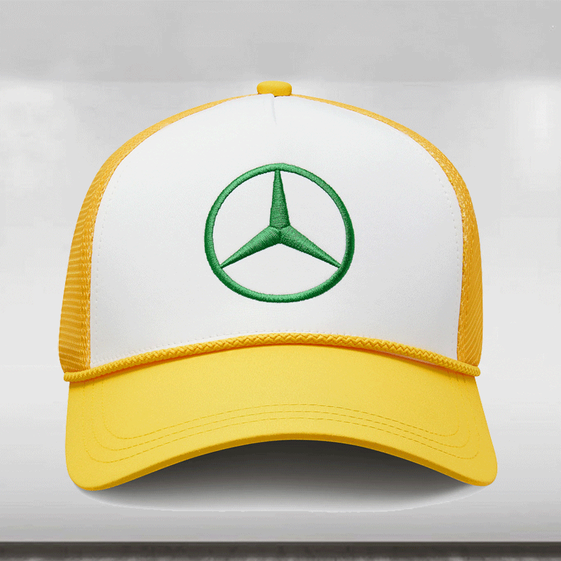2024 Mercedes AMG Lewis Hamilton Special Edition Silverstone Cap - Yellow from the Sports Car Racing Caps store collection.