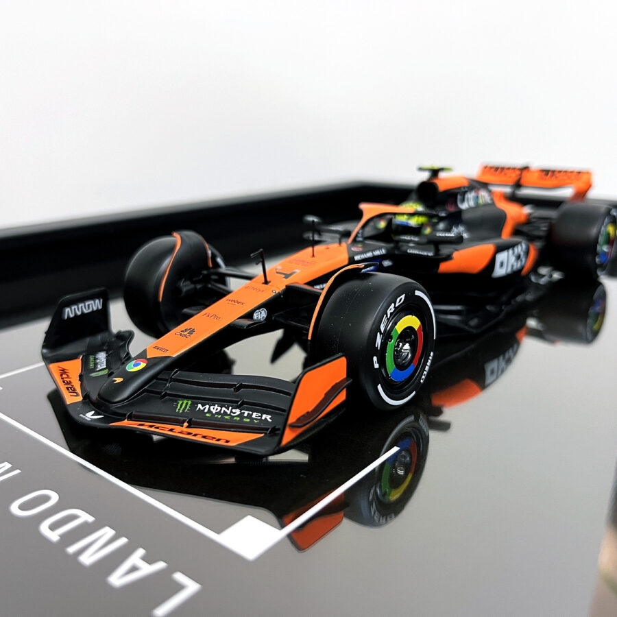 Mclaren Formula One Team MCL38 Lando Norris Miami Grand Prix 2024 Handmade Framed Artwork Automotive