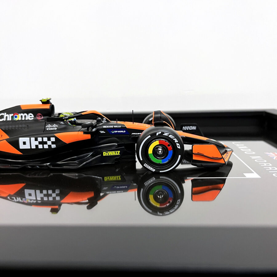 Mclaren Formula One Team MCL38 Lando Norris Miami Grand Prix 2024 Handmade Framed Artwork Automotive