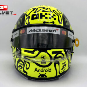 Lando Norris 2025 F1 Helmet Mc Laren F1 Sports Car Racing Race Gloves by GPHelmet