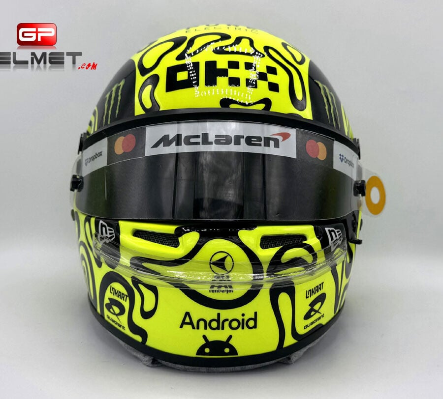 Lando Norris 2025 F1 Helmet Mc Laren F1 from the Sports Car Racing Race Gloves store collection.
