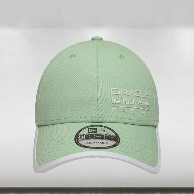 2025 Red Bull Racing F1 Miami 9Forty Cap Adults - Pastel Green from the F1 Clothing store collection.