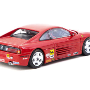 Ferrari 348 Challenge "Presentation Version" Red "Hobby64" Series 1/64 Diecast Model by Tarmac Works by Diecast Mania