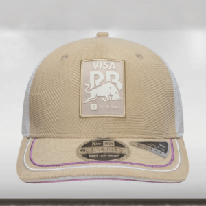 2025 Visa Cash App RB F1 Miami GP Team 9Seventy Adult Cap - Peach from the Sports Car Racing Caps store collection.