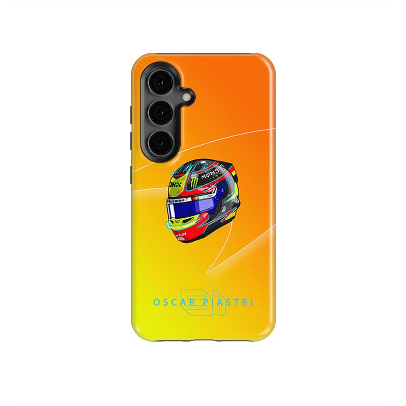 Oscar Piastri 2025 Helmet Phone Case – Australian-Inspired McLaren F1 Design – F1 Gear by DIZZYCASE from the F1 Official Merchandise store collection.