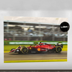 Kym Illman 2022 Ferrari F1-75 Car Photo Print from the Sports Car Racing Photography store collection.