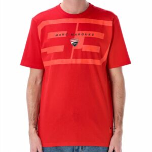 Marc Márquez 93 Ducati Logo T-shirt Sports Car Racing Clothing by masterlap