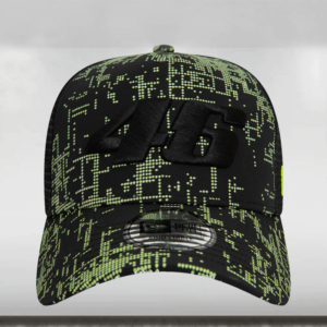 2024 Valentino Rossi VR46 Glitch Trucker Cap from the Sports Car Racing Caps store collection.
