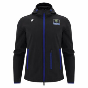2025 Yamaha Factory Racing Softshell Travel Jacket - Black/Royal - Medium Adults  by Race Crate