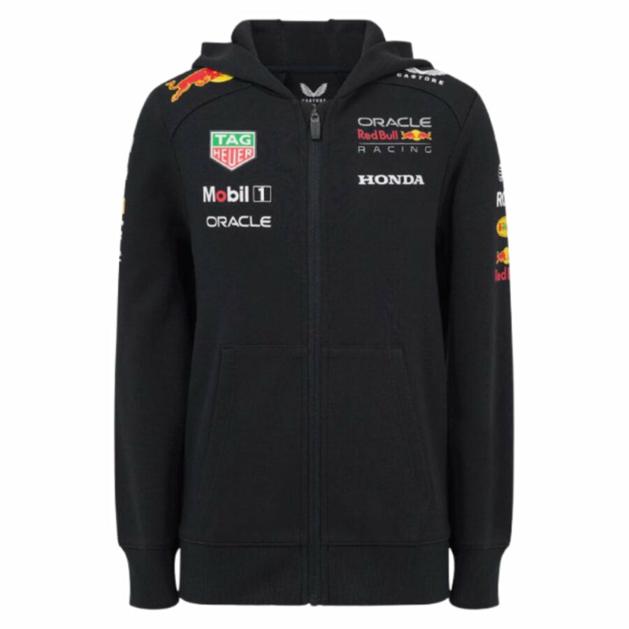 2025-2026 Red Bull Racing Full Zip Hoodie (Kids) - Night Sky - Medium Boys from the Sports Car Racing Apparel store collection.