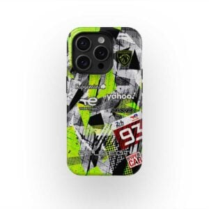 Peugeot 9X8 #93 Le Mans 2024/25 Phone Case – Race-Worn Camo Livery Edition from the Sports Car Racing Clothing store collection.