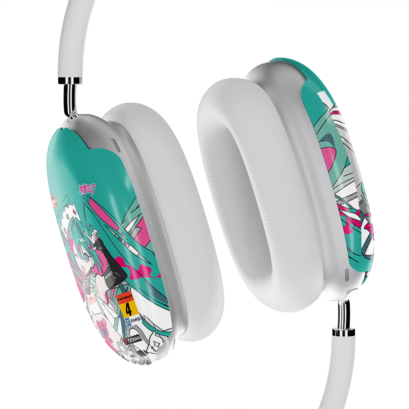 GOODSMILE Racing Hatsune Miku AirPods Max Case | 2025 Super GT Livery Sports Car Racing Caps