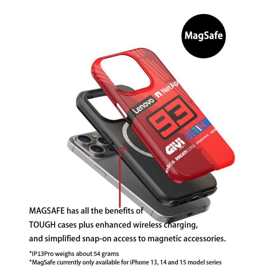 Marc Márquez 93 Ducati Racing Phone Case – MotoGP Rider Design Ducati MotoGP Team