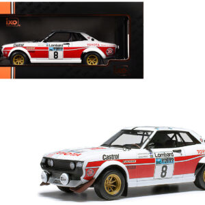 Toyota Celica 2000 GT (RA21) #8 Hannu Mikkola - Arne Hertz 2nd Place "RAC Rally" (1977) 1/18 Diecast Model Car by IXO Models from the WRC & Rally store collection.