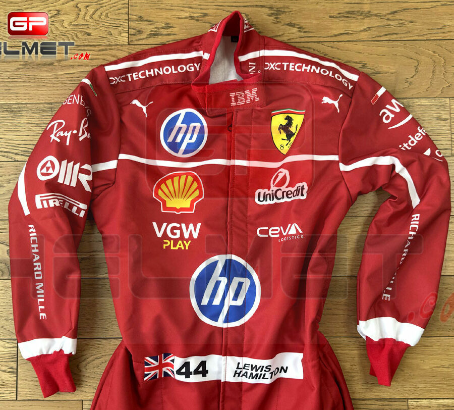 Lewis Hamilton 2025 replica Racing Suit Ferrari F1 F1 Race Suits