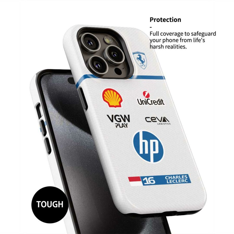 Charles Leclerc 2025 Monaco GP Phone Case – Ferrari Race Suit Tribute Charles Leclerc