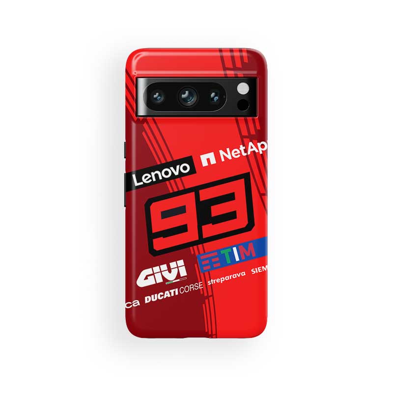 Marc Márquez 93 Ducati Racing Phone Case – MotoGP Rider Design Ducati MotoGP Team