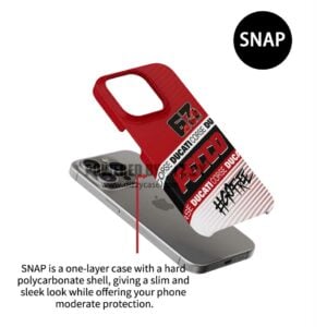 Francesco Bagnaia MotoGP 2025 Phone Case – Ducati Pecco #63 Design from the Sports Car Racing Phone Cases store collection.