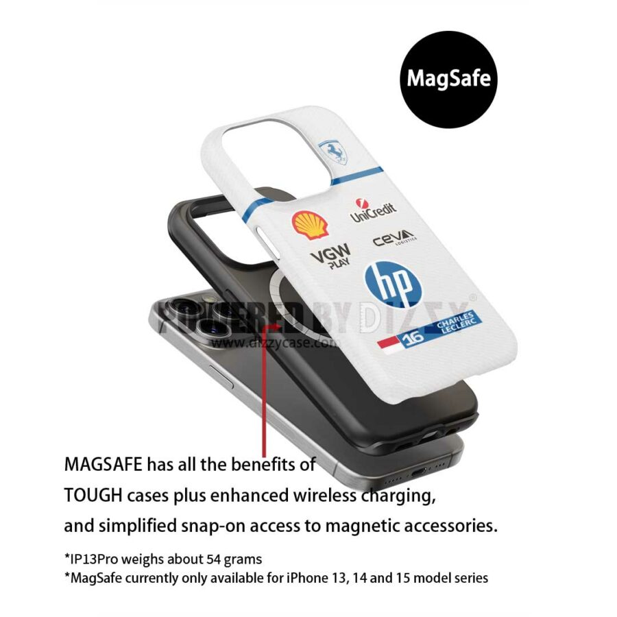 Charles Leclerc 2025 Monaco GP Phone Case – Ferrari Race Suit Tribute Charles Leclerc