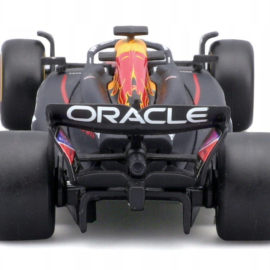 Red Bull Racing RB20 #1 Max Verstappen "Oracle" Formula One F1 World Championship (2024) with Driver Figure and Display Case "Race" Series 1/43 Diecast Model Car by Bburago Max Verstappen