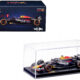 Red Bull Racing RB20 #1 Max Verstappen "Oracle" Formula One F1 World Championship (2024) with Driver Figure and Display Case "Race" Series 1/43 Diecast Model Car by Bburago