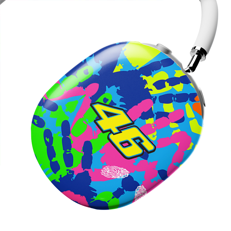 Valentino Rossi AirPods Max Case | 2014 Misano Special Edition Helmet MotoGP Gifts