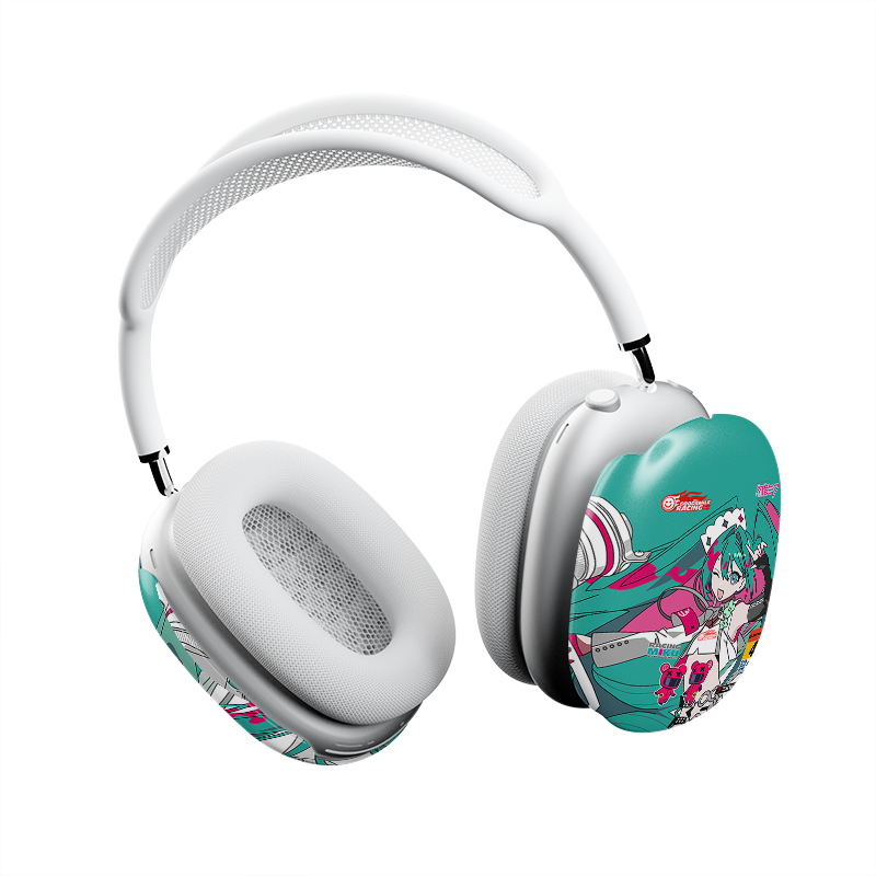 GOODSMILE Racing Hatsune Miku AirPods Max Case | 2025 Super GT Livery Sports Car Racing Caps