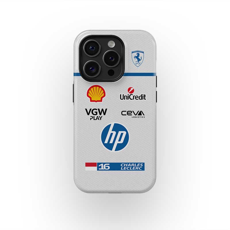 Charles Leclerc 2025 Monaco GP Phone Case – Ferrari Race Suit Tribute Charles Leclerc