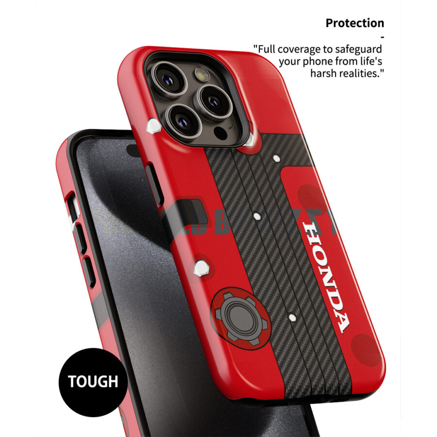 JDM Honda K20 Engine K20A RED Phone Case – Unleash Your Passion Australian GP - Albert Park Track Art