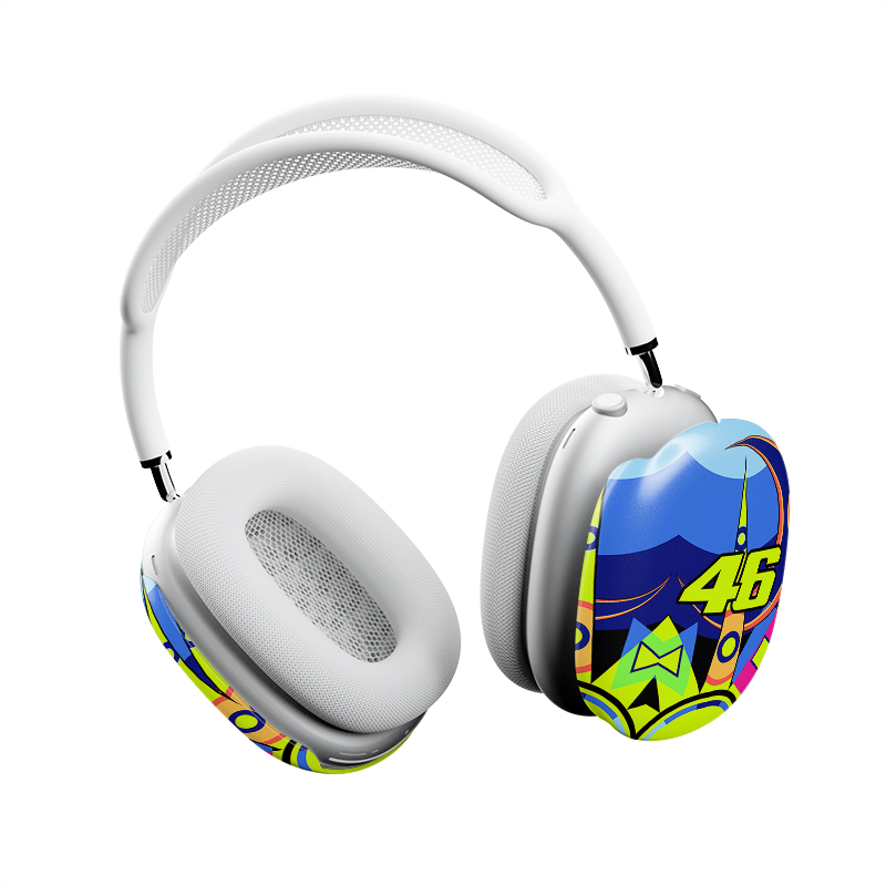 Valentino Rossi AirPods Max Case | 2016 Sun & Moon Helmet Livery MotoGP Memorabilia
