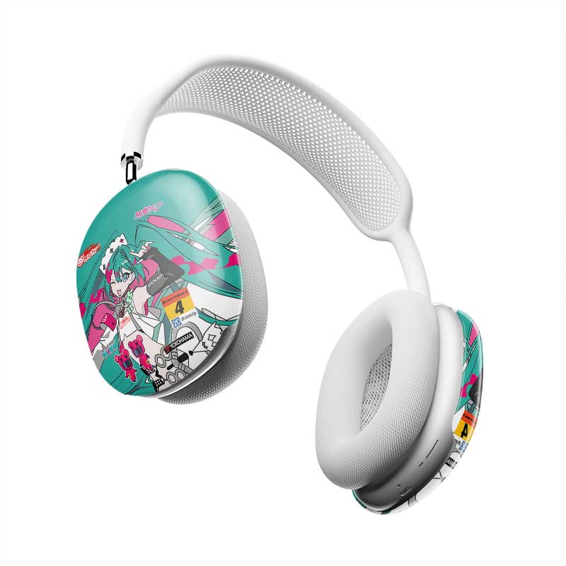 GOODSMILE Racing Hatsune Miku AirPods Max Case | 2025 Super GT Livery Sports Car Racing Caps