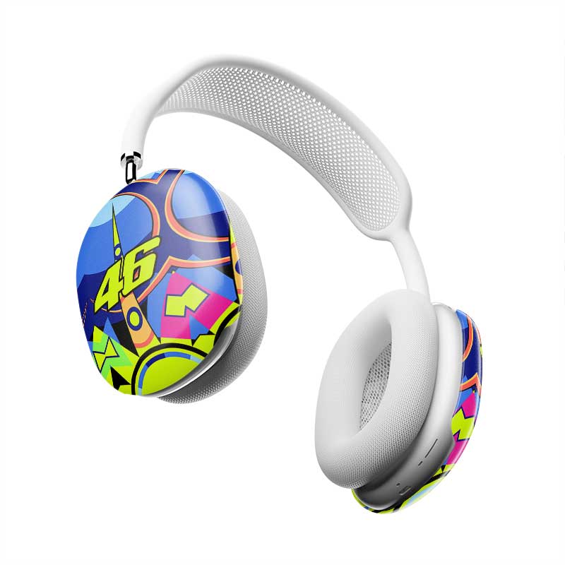 Valentino Rossi AirPods Max Case | 2016 Sun & Moon Helmet Livery MotoGP Memorabilia
