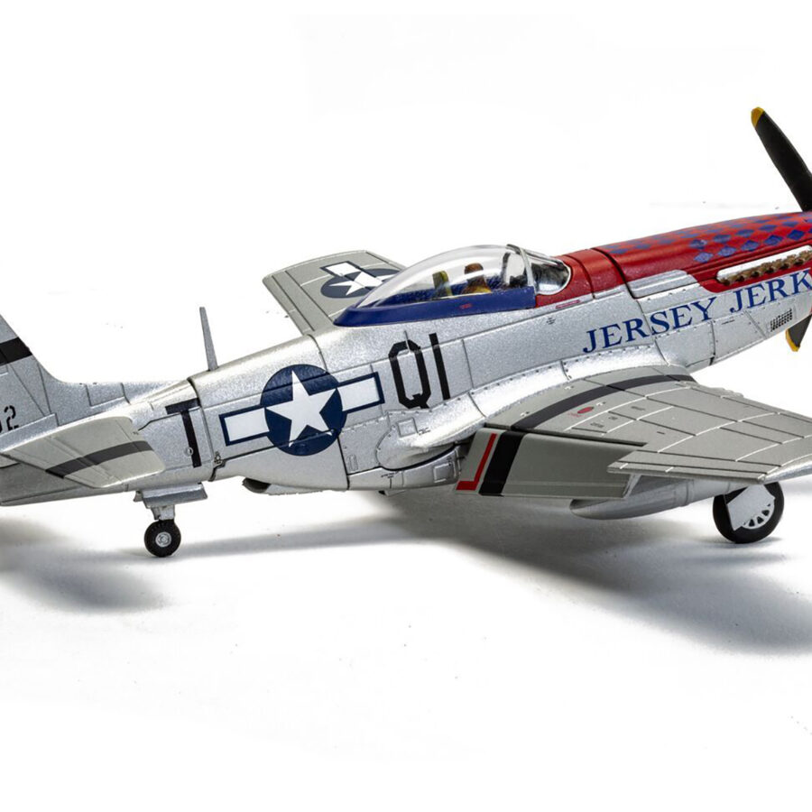 North American P-51D Mustang Aircraft "Jersey Jerk 361st Fighter Squadron Martlesham Heath" United States Army Air Forces "The Aviation Archive" Series 1/72 Diecast Model by Corgi USA GP - Americas Track Art