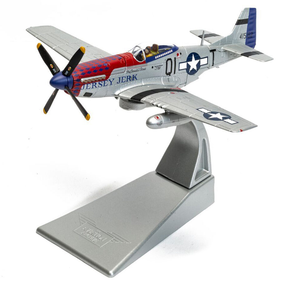 North American P-51D Mustang Aircraft "Jersey Jerk 361st Fighter Squadron Martlesham Heath" United States Army Air Forces "The Aviation Archive" Series 1/72 Diecast Model by Corgi USA GP - Americas Track Art