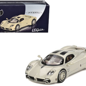 Pagani Utopia Presentation Grigio Rinascimento Silver 1/64 Diecast Model Car by BBR from the Sports Car Racing Gifts store collection.