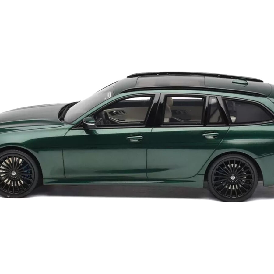 2019 BMW Alpina B3 Touring Green Metallic 1/18 Model Car by GT Spirit Automotive