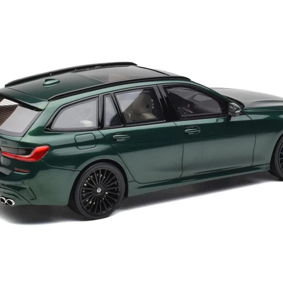 2019 BMW Alpina B3 Touring Green Metallic 1/18 Model Car by GT Spirit Automotive