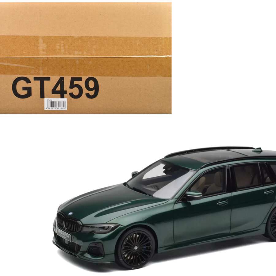 2019 BMW Alpina B3 Touring Green Metallic 1/18 Model Car by GT Spirit Automotive