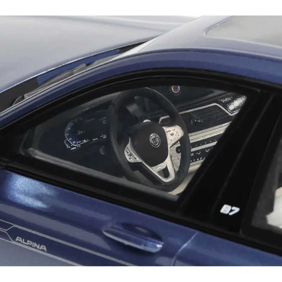 2022 BMW Alpina B7 Blue Metallic 1/18 Model Car by GT Spirit Automotive
