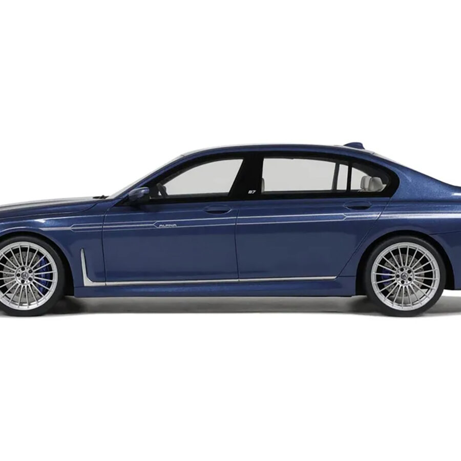 2022 BMW Alpina B7 Blue Metallic 1/18 Model Car by GT Spirit Automotive