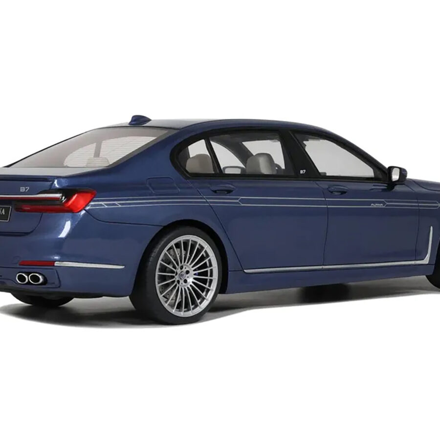 2022 BMW Alpina B7 Blue Metallic 1/18 Model Car by GT Spirit Automotive