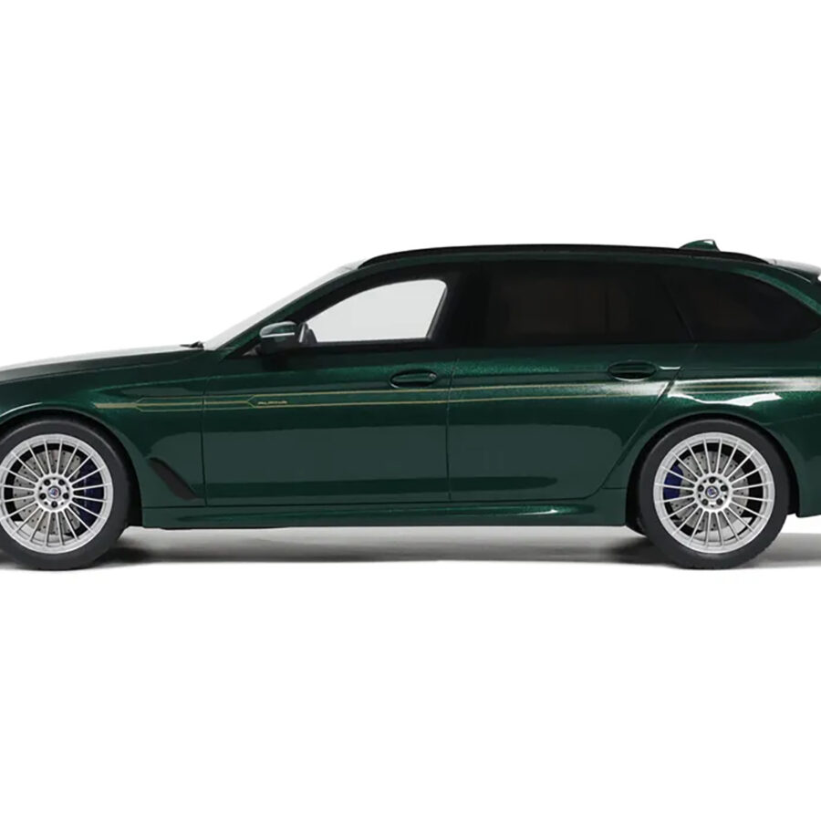 2023 BMW Alpina B5 Touring Green Metallic 1/18 Model Car by GT Spirit Automotive