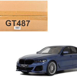 2023 BMW Alpina B5 Saloon Blue Metallic 1/18 Model Car by GT Spirit by Diecast Mania