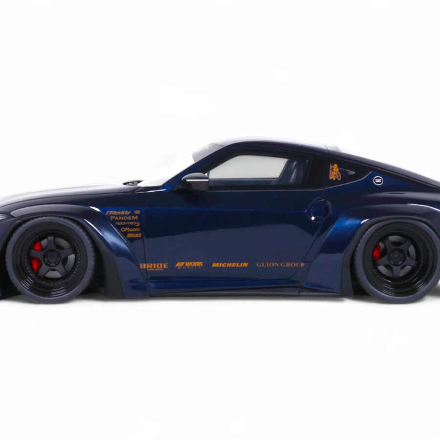2023 Nissan 400Z by Pandem RHD (Right Hand Drive) Midnight Blue 1/18 Model Car by GT Spirit Automotive