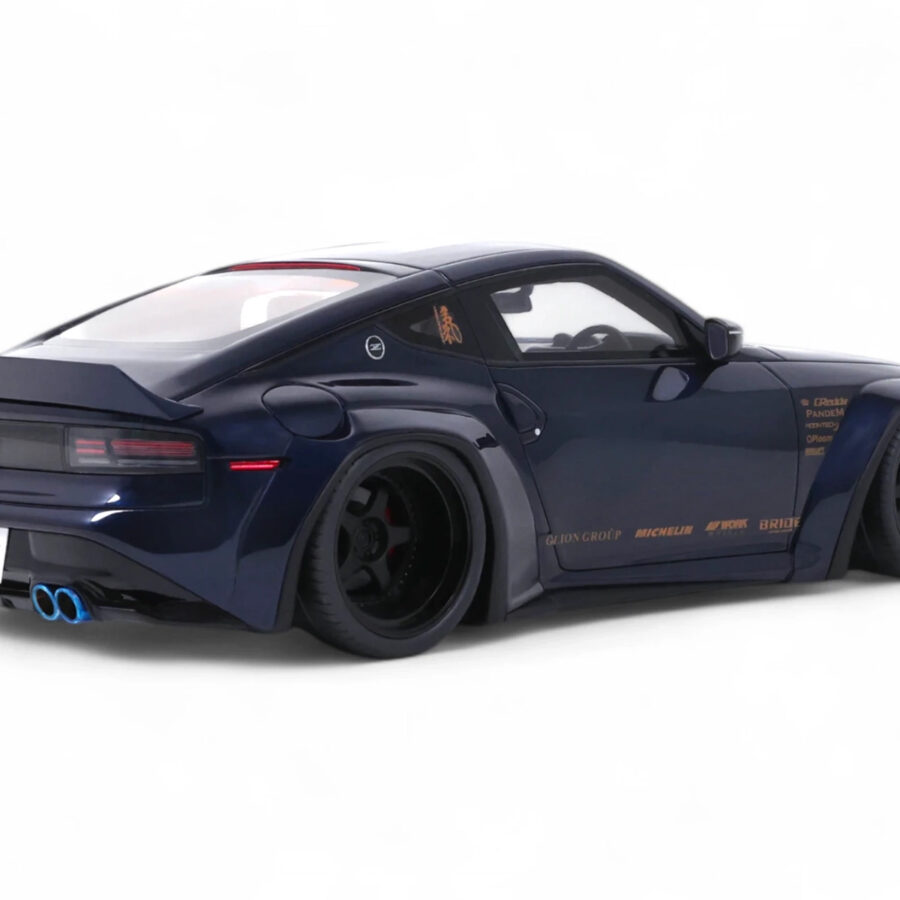 2023 Nissan 400Z by Pandem RHD (Right Hand Drive) Midnight Blue 1/18 Model Car by GT Spirit Automotive