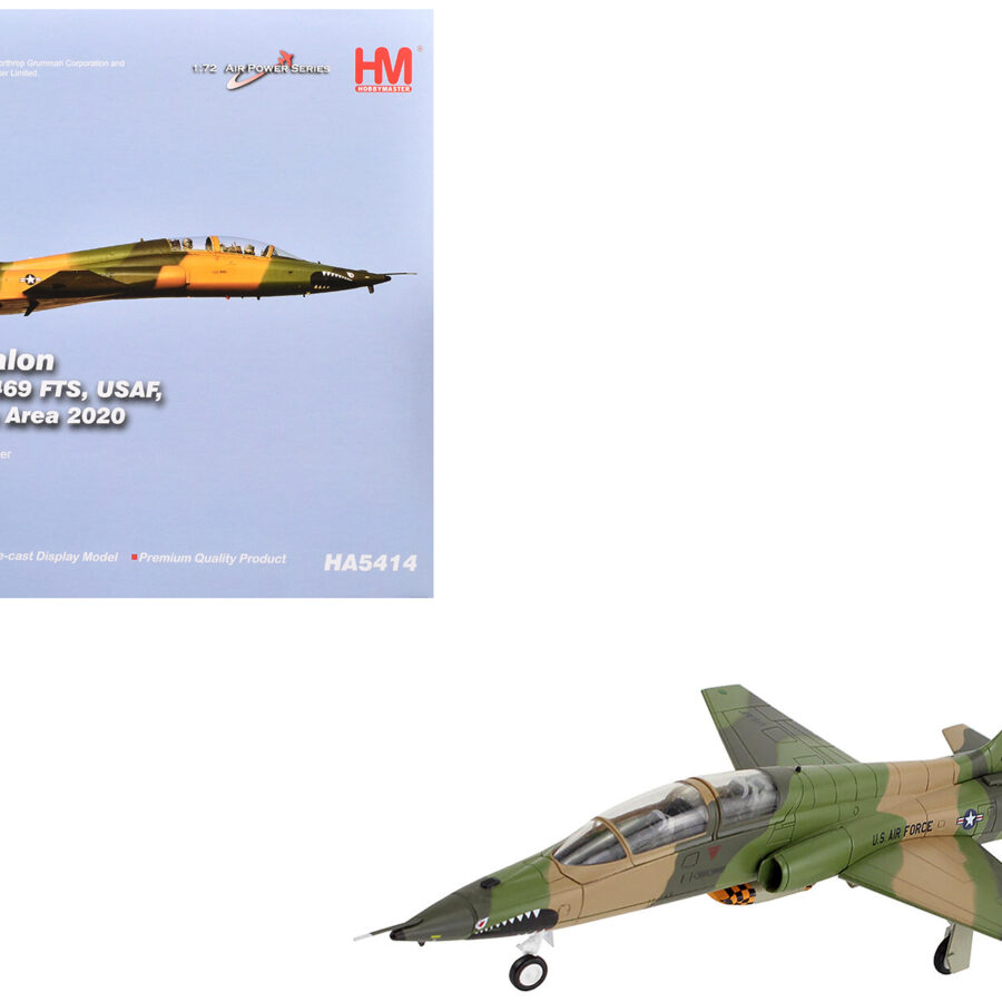 Northrop T-38C Talon Aircraft "66-4343 469th FTS Fort Worth Area" (2020) United States Air Force "Air Power Series" 1/72 Diecast Model by Hobby Master Automotive