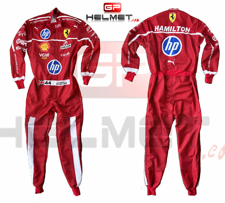Lewis Hamilton 2025 replica Racing Suit Ferrari F1 F1 Race Suits