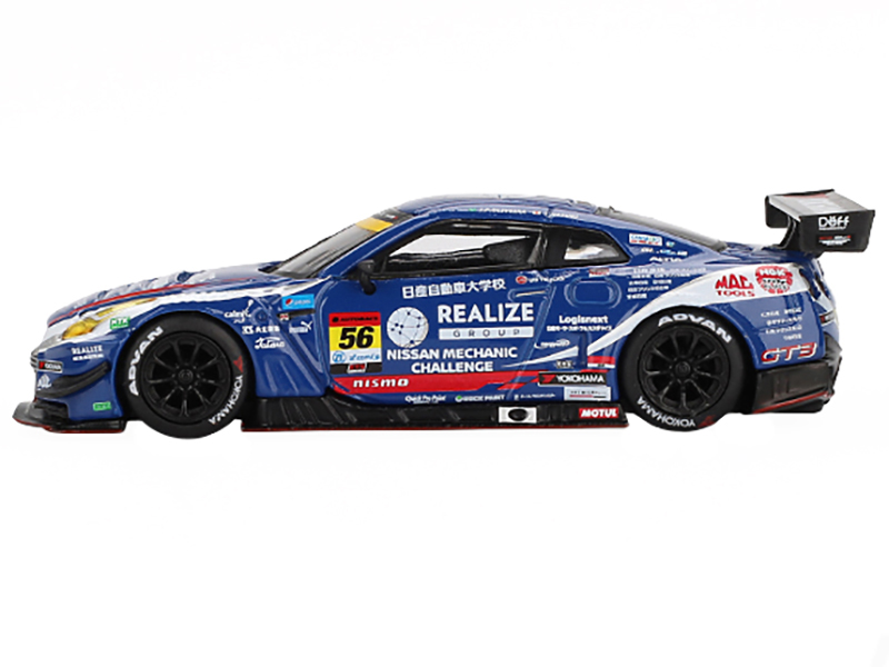 Nissan GT-R NISMO GT3 #56 Joao Paulo de Oliveira - Teppei Natori "REALIZE Nissan Mechanic Challenge GT-R" "Super GT Series" (2023) Limited Edition 1/64 Diecast Model Car by Mini GT Automotive