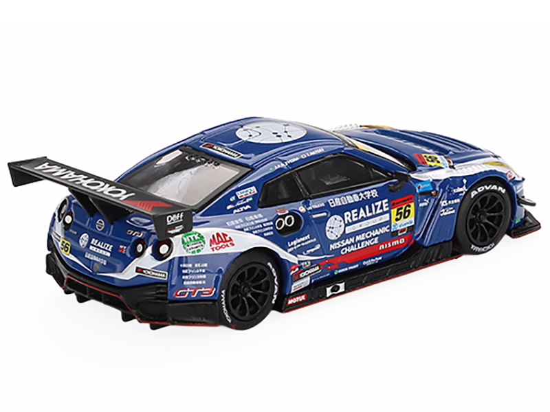 Nissan GT-R NISMO GT3 #56 Joao Paulo de Oliveira - Teppei Natori "REALIZE Nissan Mechanic Challenge GT-R" "Super GT Series" (2023) Limited Edition 1/64 Diecast Model Car by Mini GT Automotive