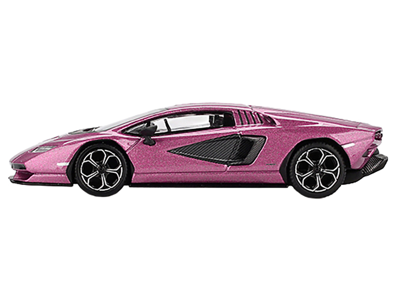 Lamborghini Countach LPI 800-4 Viola 30th Metallic Limited Edition 1/64 Diecast Model Car by Mini GT from the Lamborghini store collection.